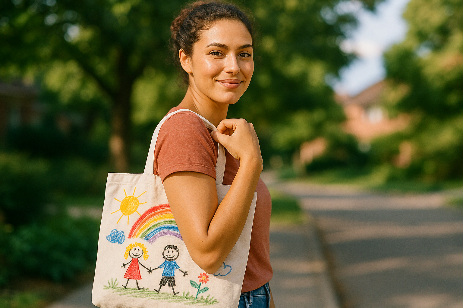 am nevoie sa fie o poza realistica, cu o mama tanara, mandra, frumoasa. realistic cat se poate de maxim