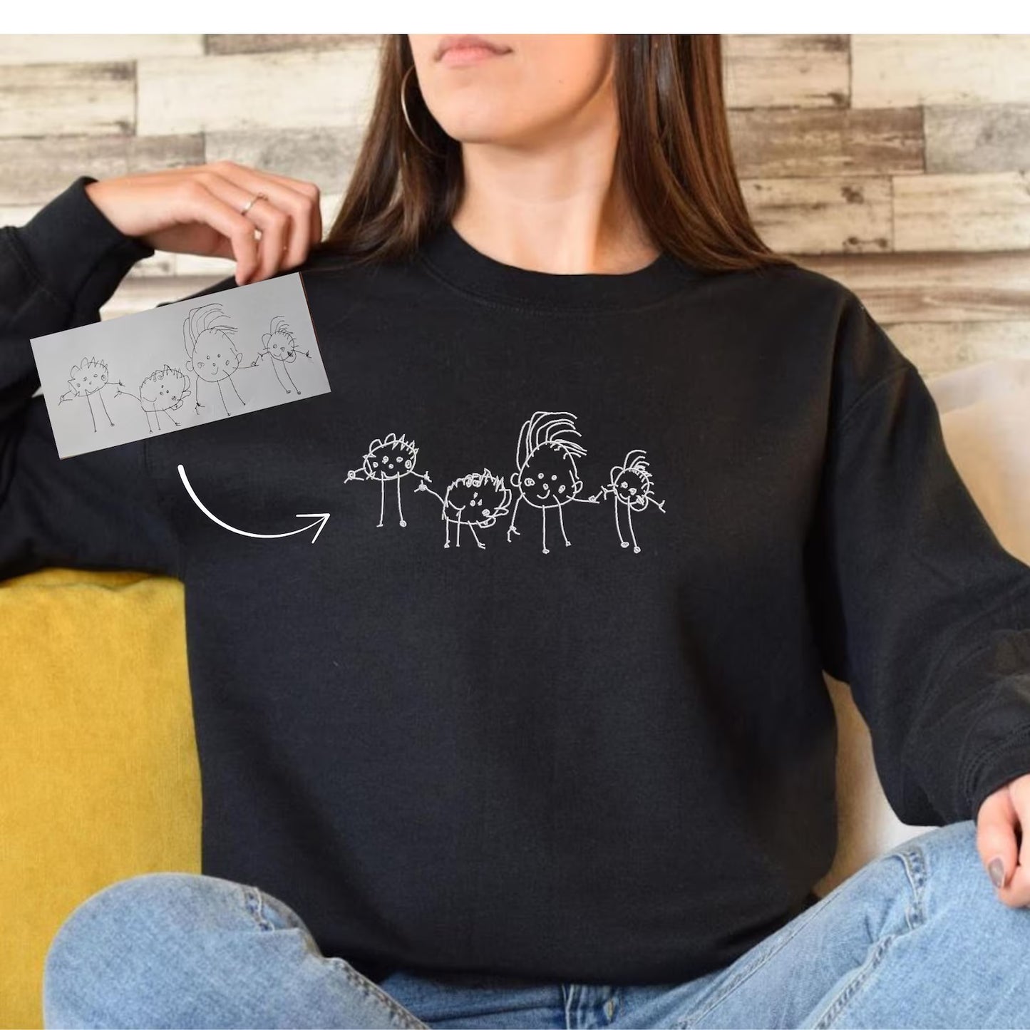 Pachet STILUL MAMEI – Pulover Adult & Tote Bag Brodate Asortat